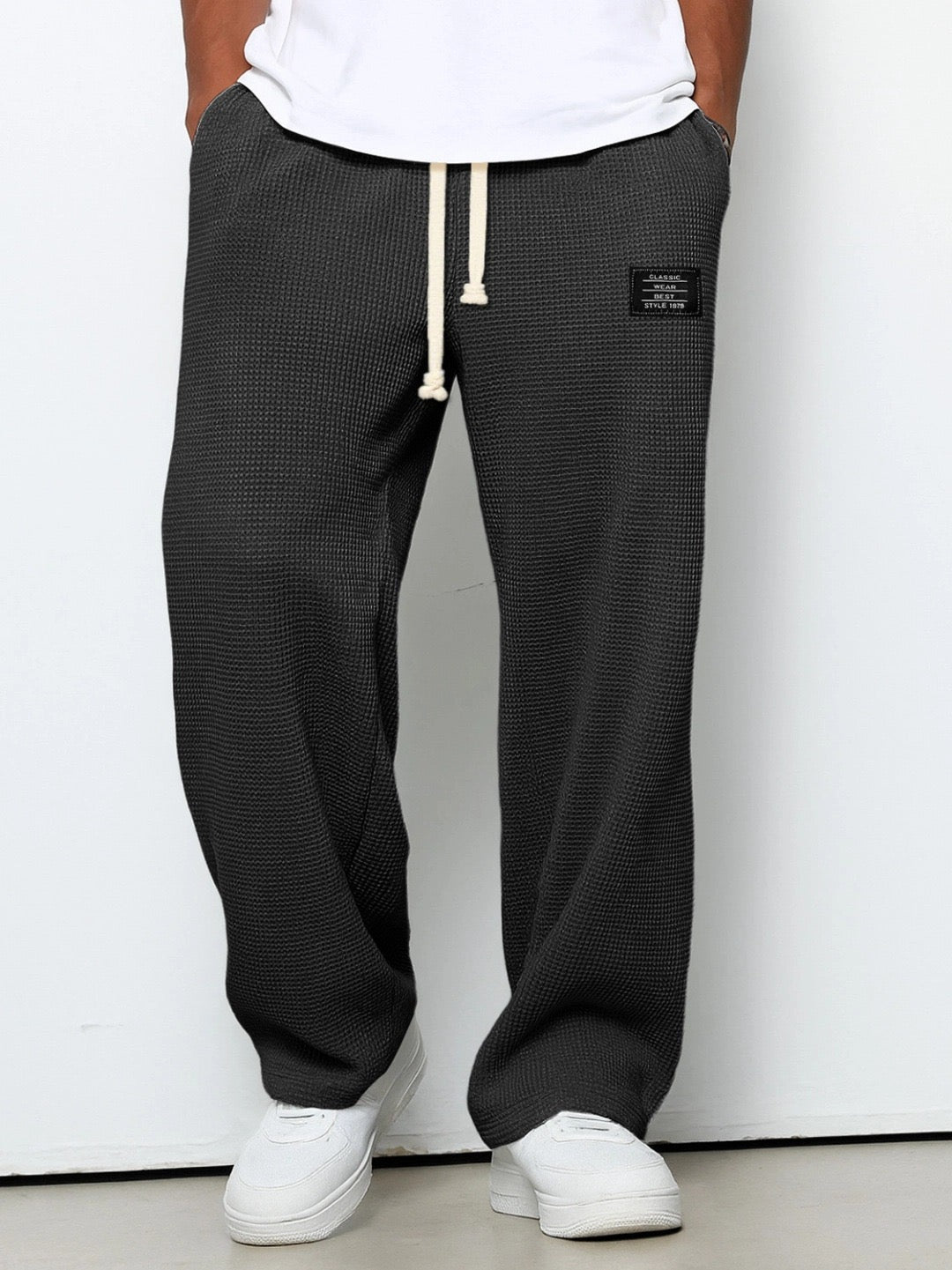 Wesley | Drawstring Straight-Leg Trousers