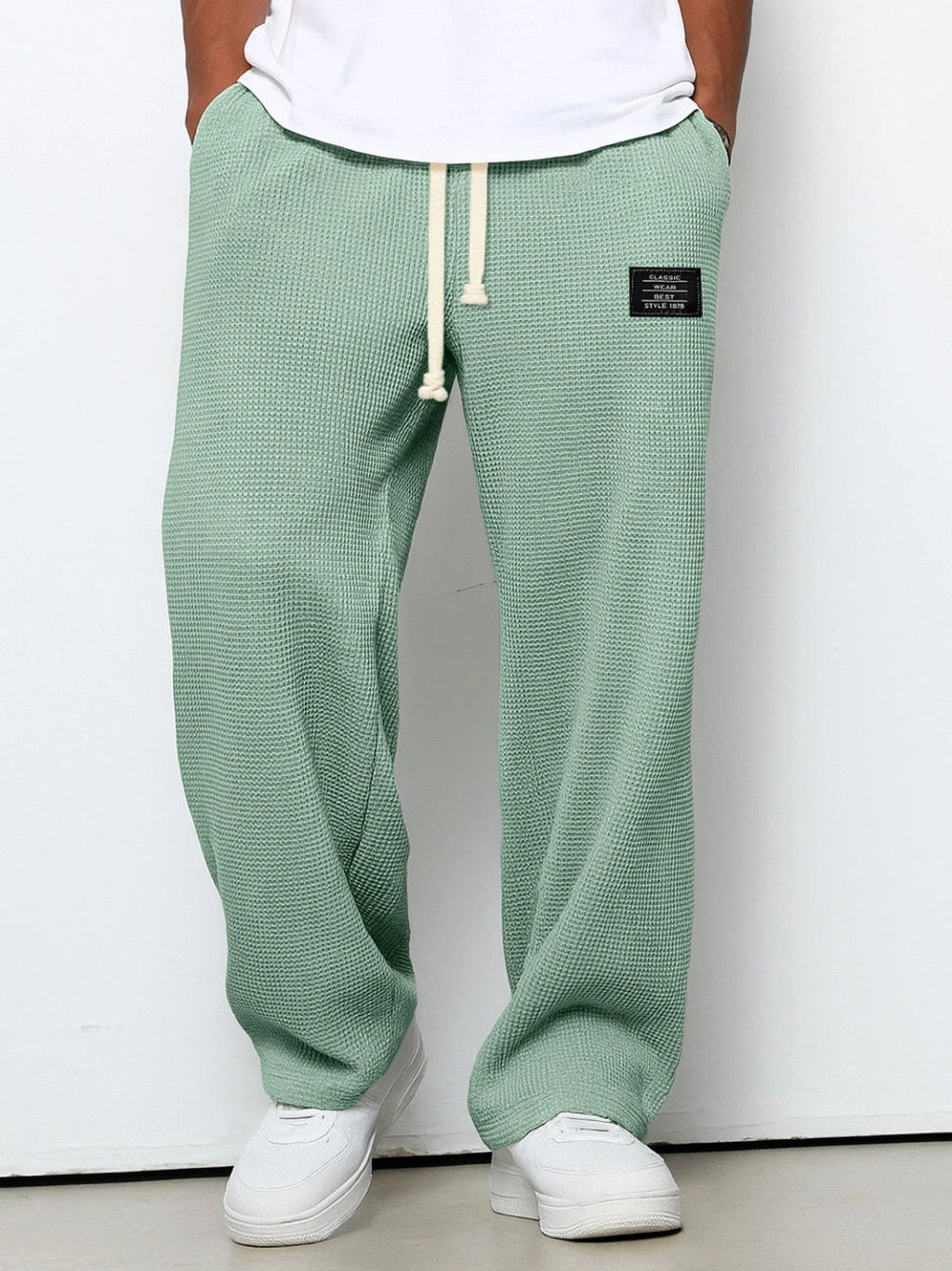 Wesley | Drawstring Straight-Leg Trousers