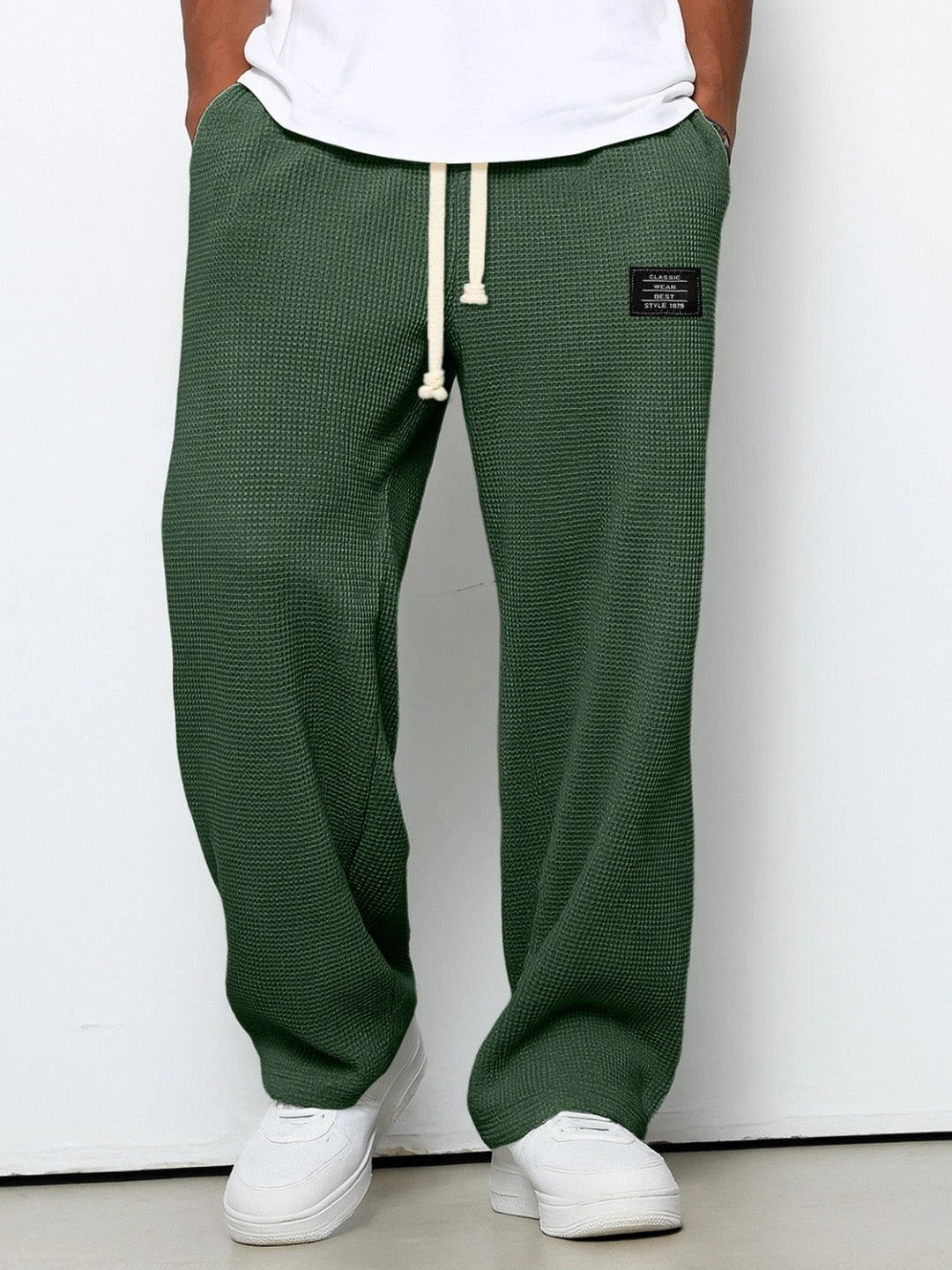 Wesley | Drawstring Straight-Leg Trousers