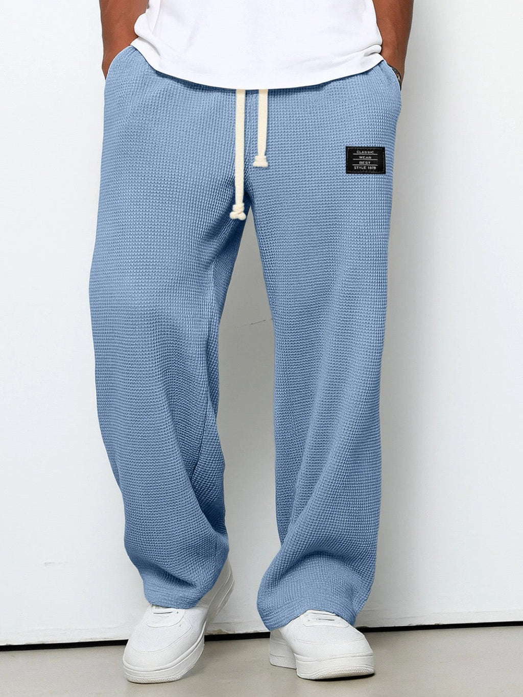 Wesley | Drawstring Straight-Leg Trousers
