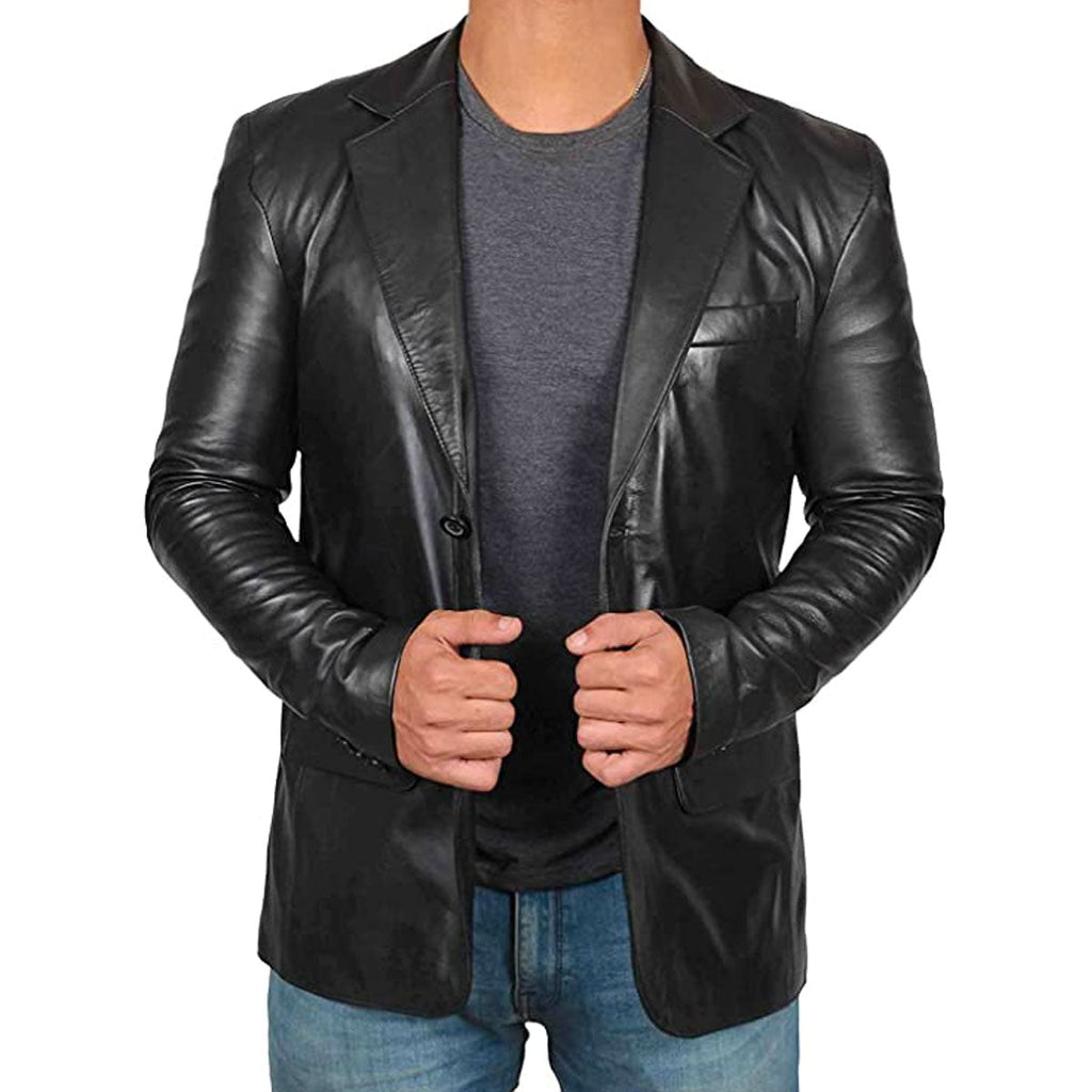 Men's Blazer Jacket - Single-Button Outerwear
