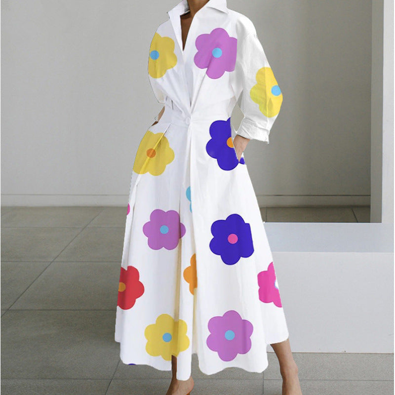 Alora | Women's Collared Wrap Maxi Dress