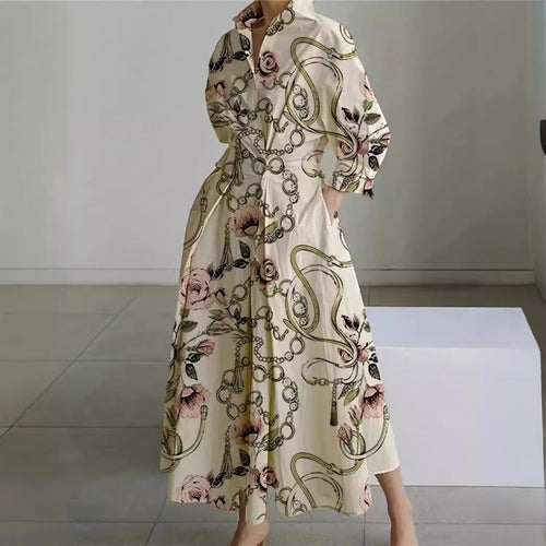 Alora | Women's Collared Wrap Maxi Dress