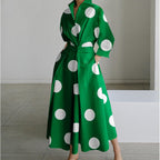 Alora | Women's Collared Wrap Maxi Dress