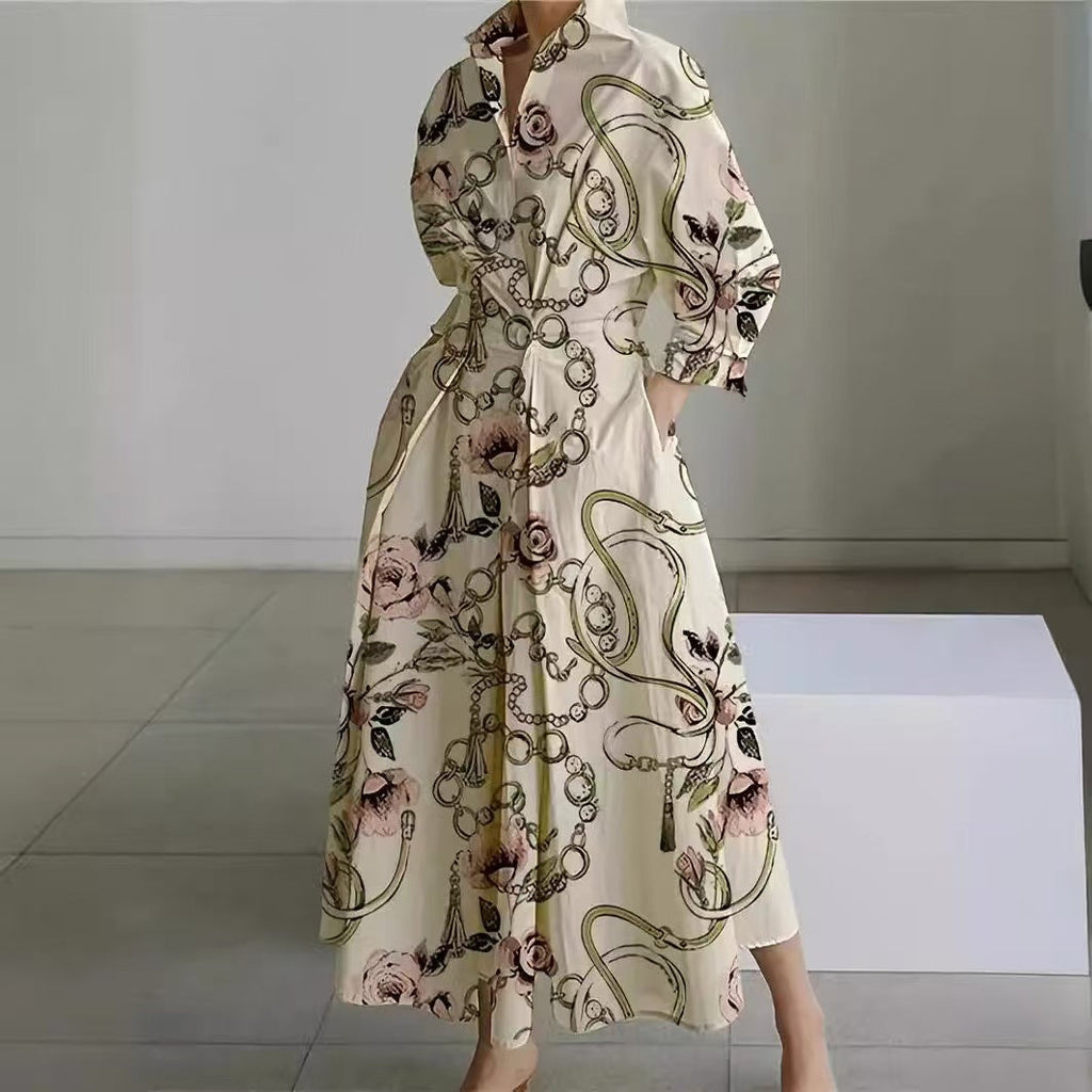 Alora | Women's Collared Wrap Maxi Dress