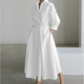 Alora | Women's Collared Wrap Maxi Dress