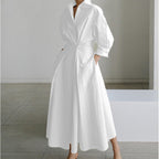 Alora | Women's Collared Wrap Maxi Dress