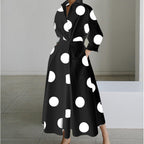 Alora | Women's Collared Wrap Maxi Dress