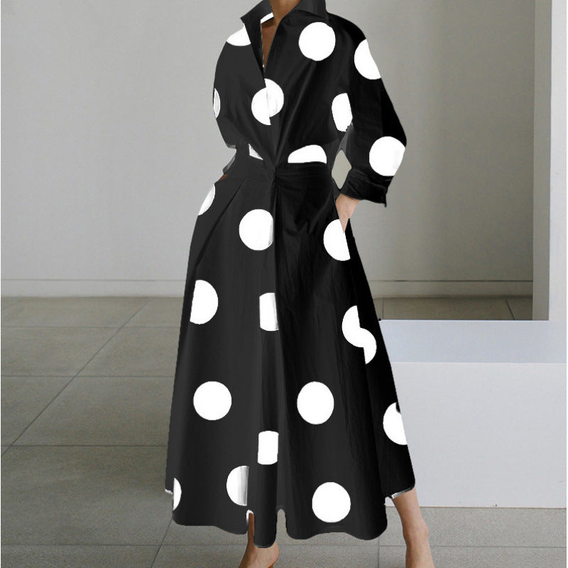 Alora | Women's Collared Wrap Maxi Dress
