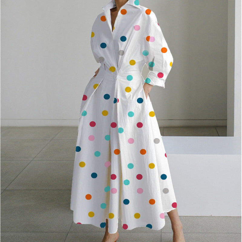 Alora | Women's Collared Wrap Maxi Dress