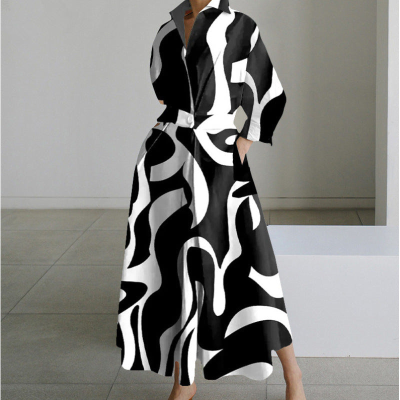 Alora | Women's Collared Wrap Maxi Dress