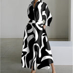 Alora | Women's Collared Wrap Maxi Dress