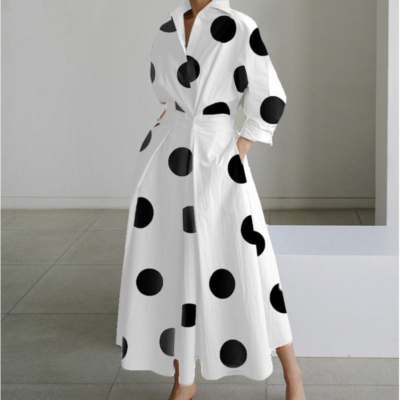 Alora | Women's Collared Wrap Maxi Dress