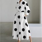 Alora | Women's Collared Wrap Maxi Dress