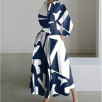 Alora | Women's Collared Wrap Maxi Dress