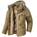 Men's Hooded Winter Parka - Insulated Long Coat