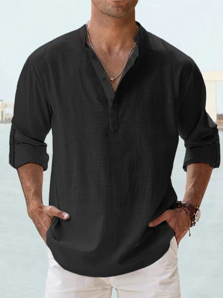 Austin | Men's Long-Sleeve Button-Up Shirt