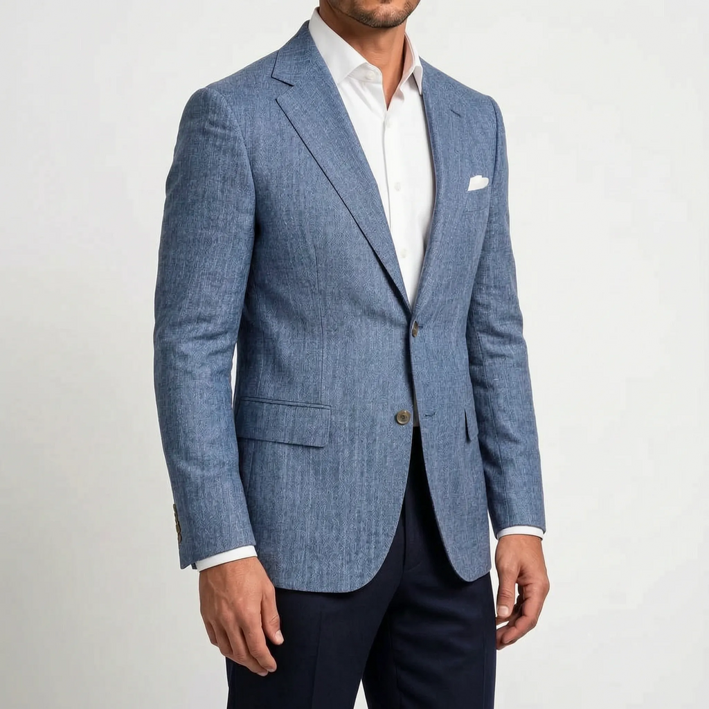 SavileBlaze - Textured Men's Casual Blazer
