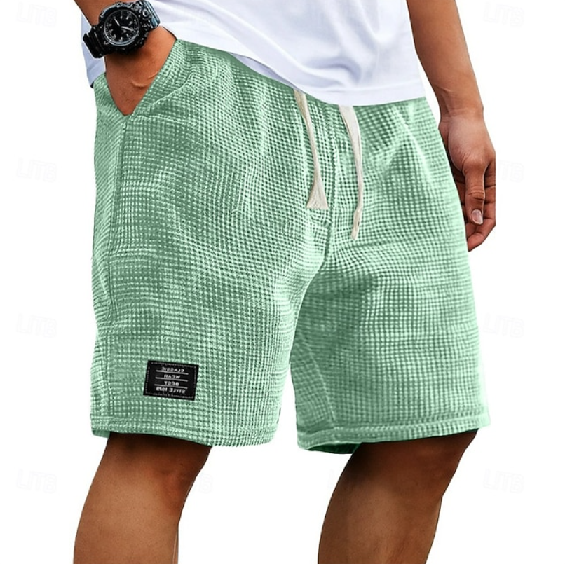 Steven | Waffle Drawstring Shorts