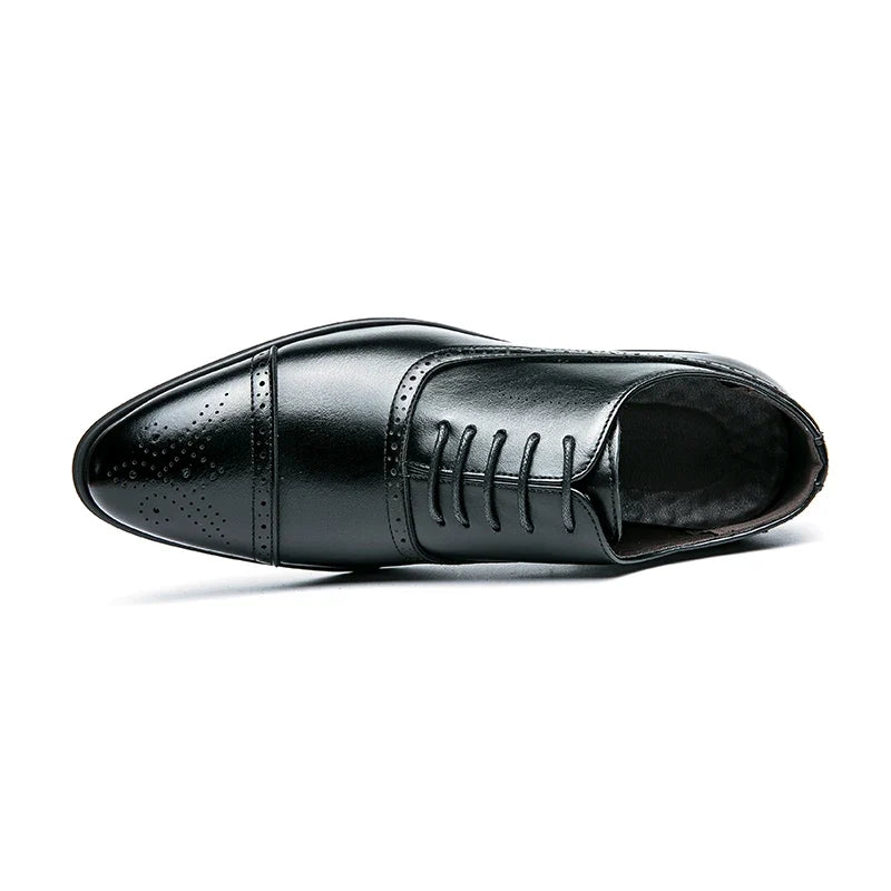 Men's Oxford Brogues - Lace-Up Dress Shoes