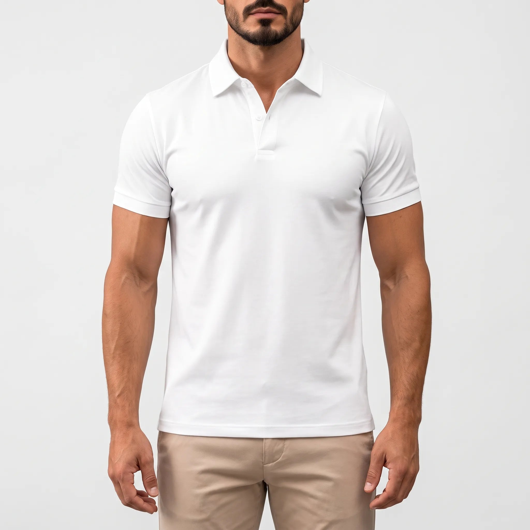 Torqux - Muscle Fit Short Sleeve Polo Shirt