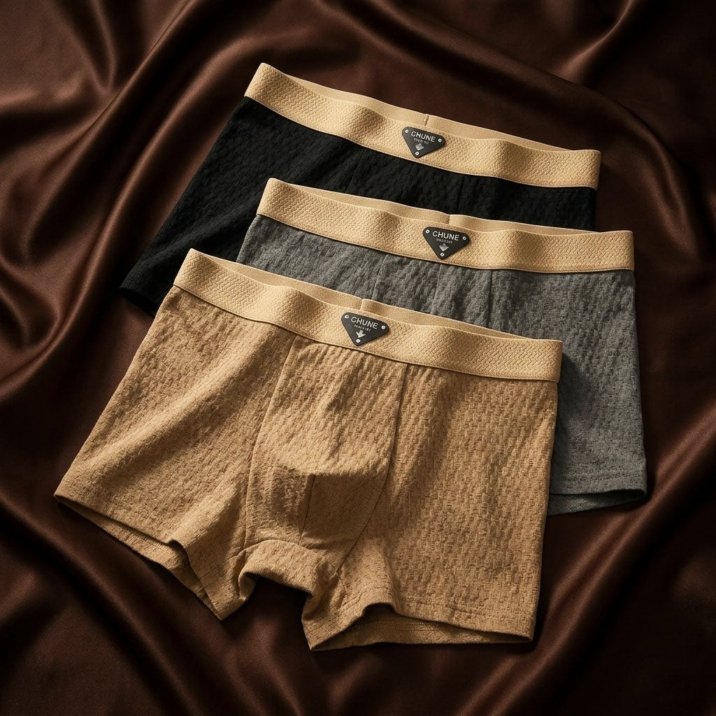 Men's Textured Boxer Briefs - Multi-Pack Underwear
