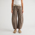 Women's Barrel Jeans- Curved Wide-Leg Shape