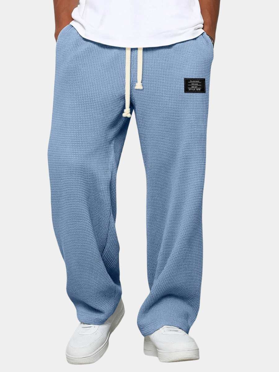 Wesley | Drawstring Straight-Leg Trousers