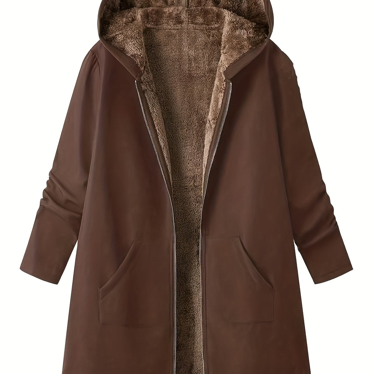 Women's Hooded Longline Coat