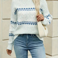 Women's Fair Isle Christmas Jumper - Crew Neck