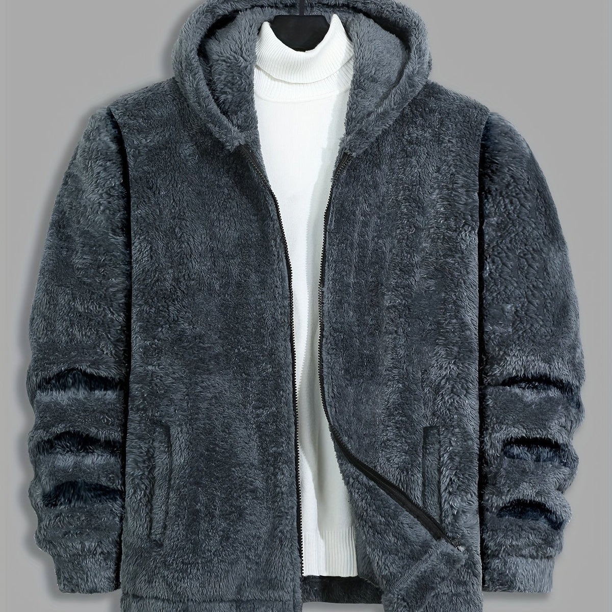 Men's Hooded Zip-Up Jacket