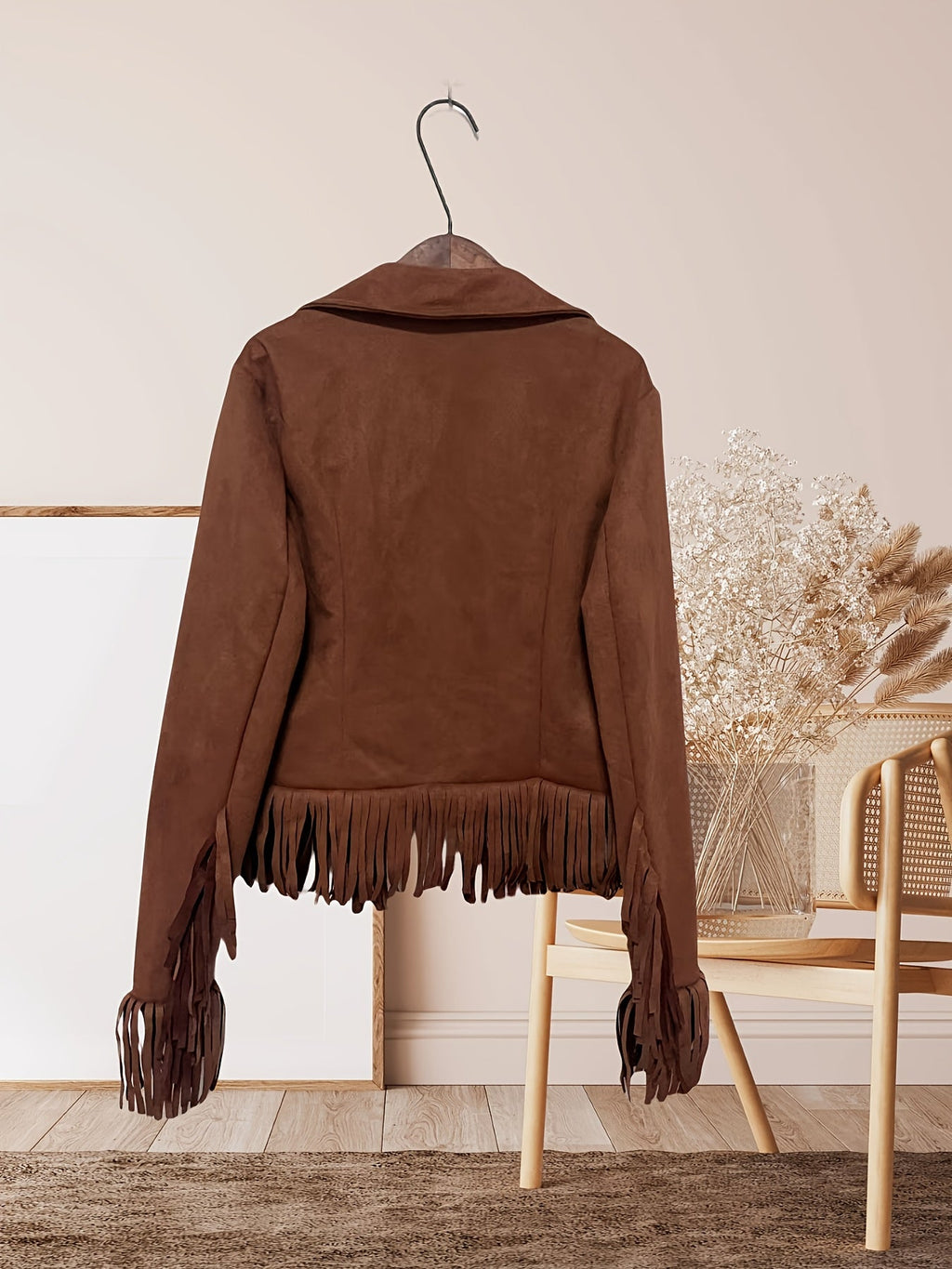 Women's Western Jacket- Fringe Trim