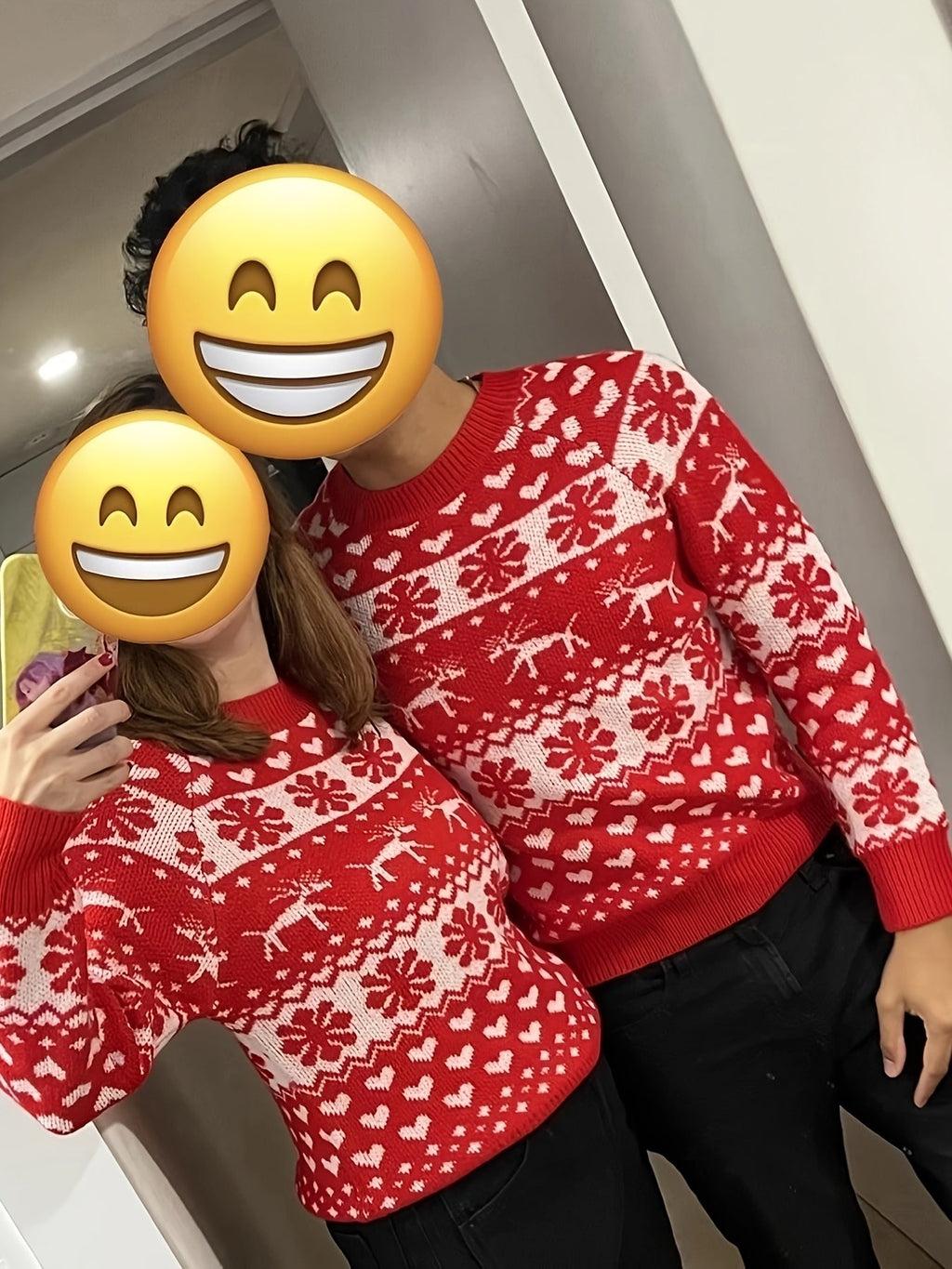 Women's Fair Isle Jumper - Festive Pattern