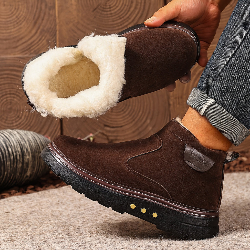 Men's Winter Ankle Boots - Low-Cut Style