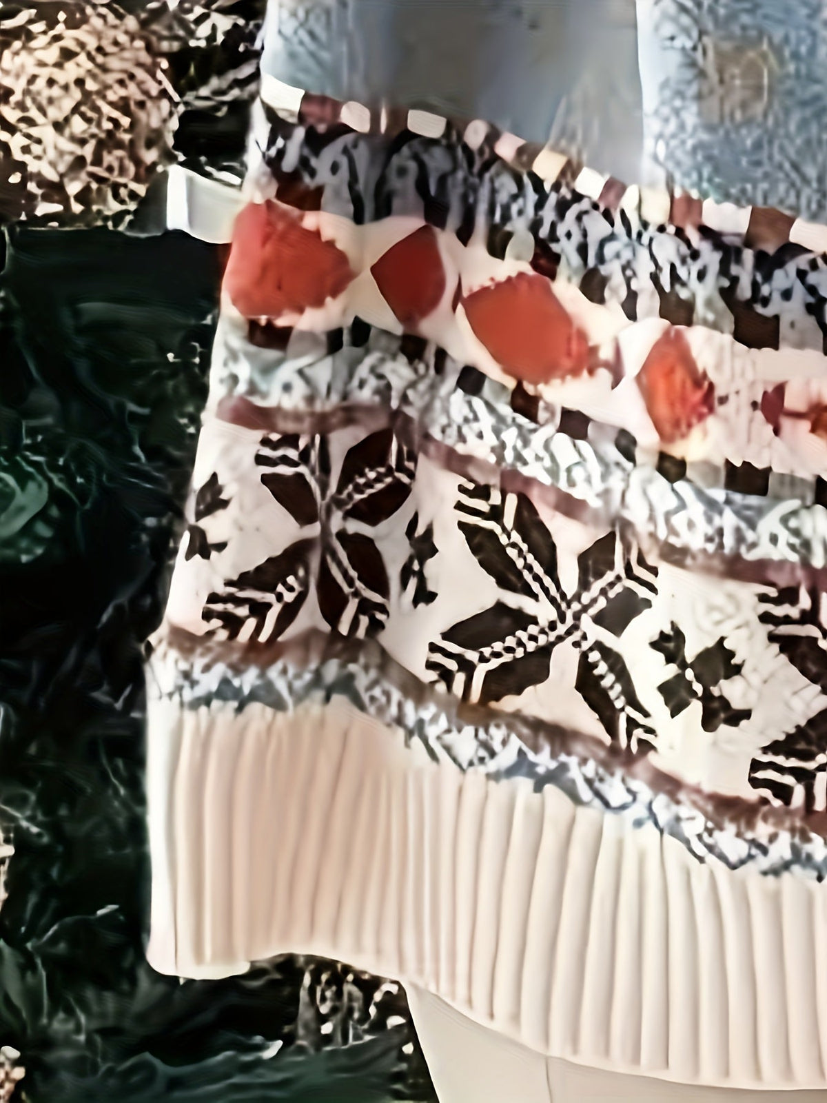 Women's Fair Isle Jumper- Geometric Patterned Knit