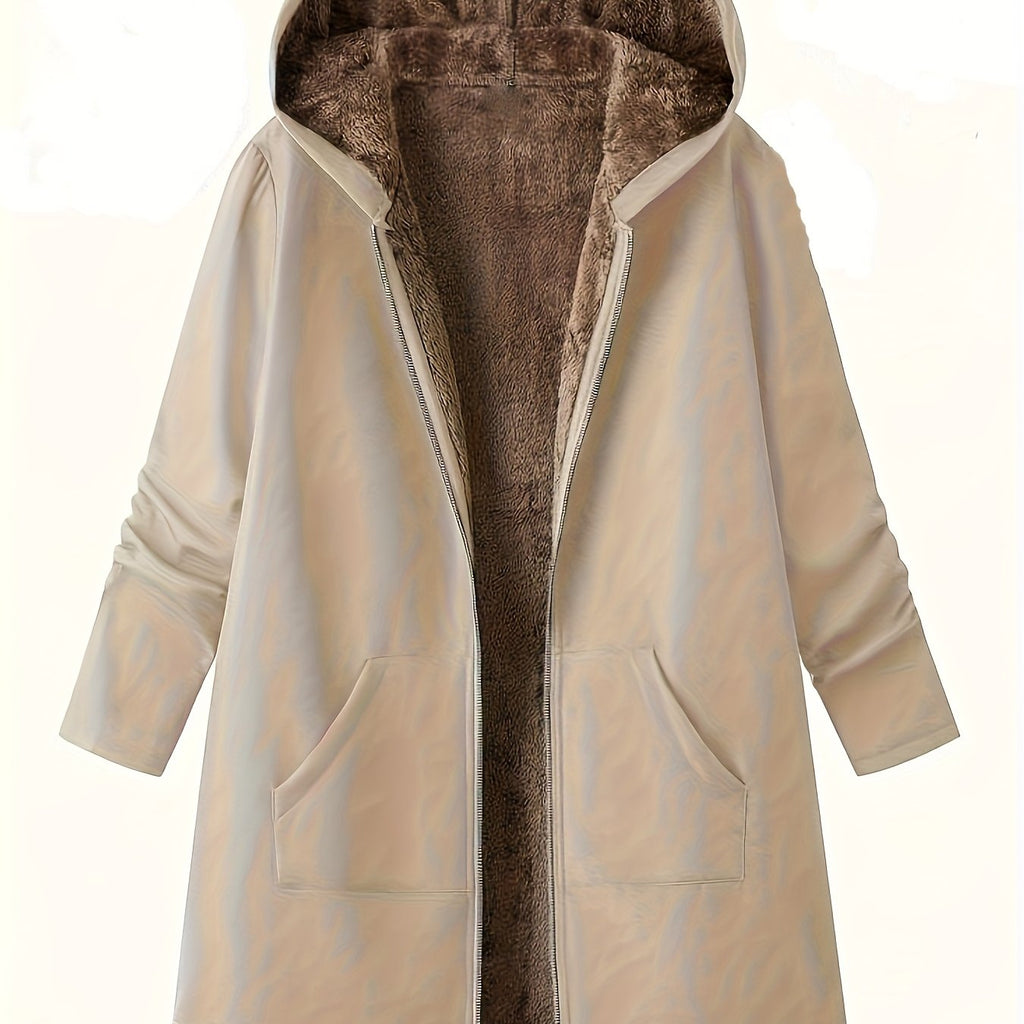 Women's Hooded Longline Coat