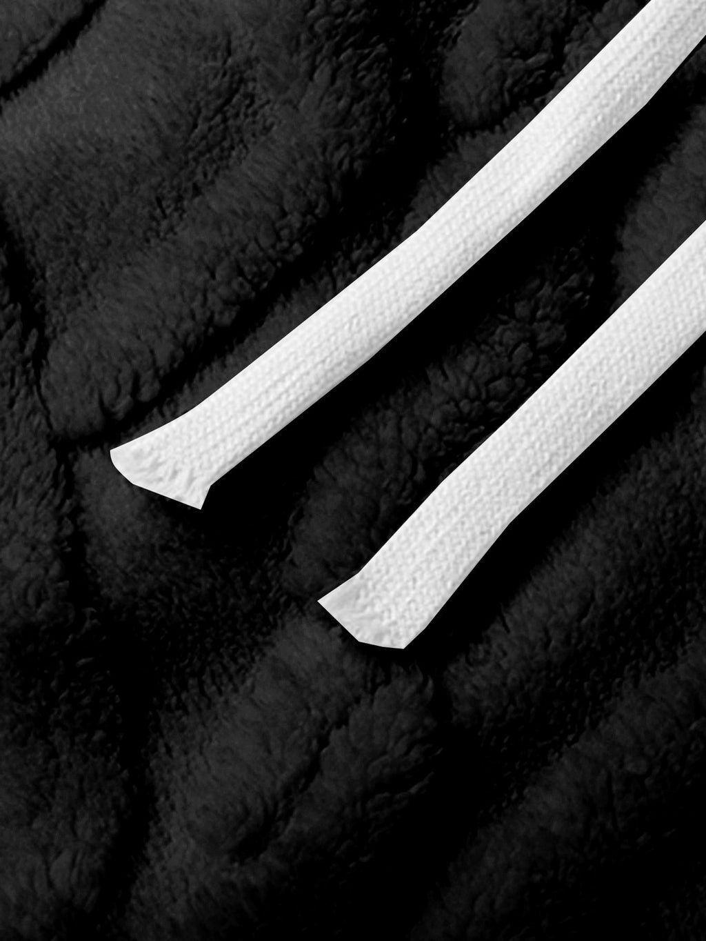 Men's Textured Joggers - Drawstring Cable-Knit Trousers