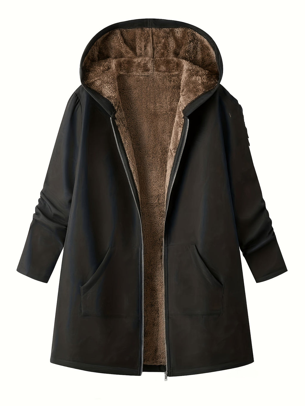 Women's Hooded Longline Coat