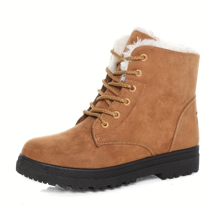 Women's Lace-Up Ankle Boots- Winter Style