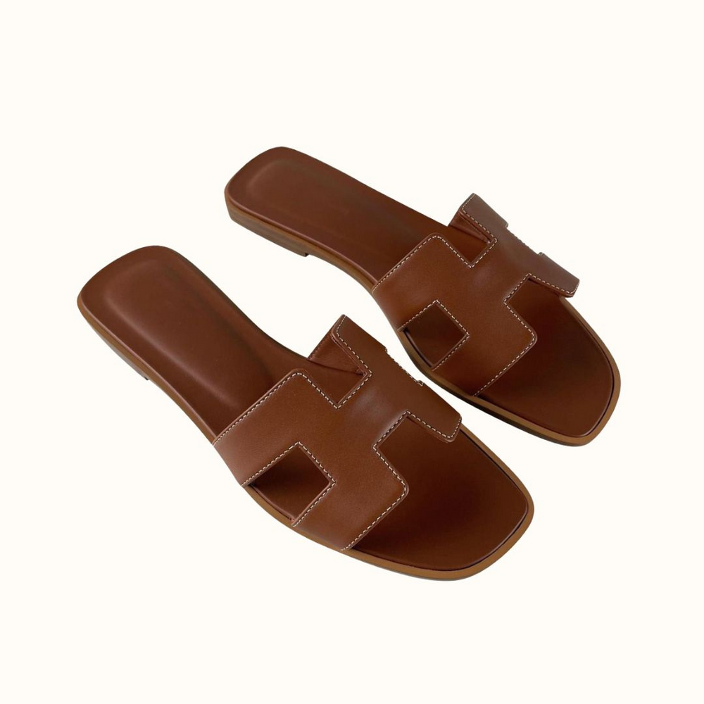 Aurelia | H-Strap Low-Heel Sandals