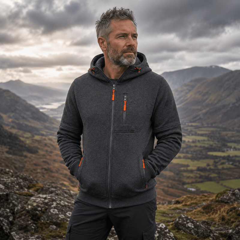 Drax | Fleece-Lined Hooded Jacket