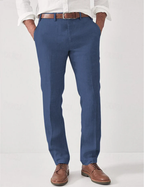 Men's Regular-Fit Trousers - Straight-Leg Everyday Pants