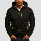 Men's Zip-Up Hoodie - Hooded Everyday Sweatshirt