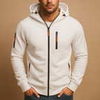 Men's Zip-Up Hoodie - Hooded Everyday Sweatshirt