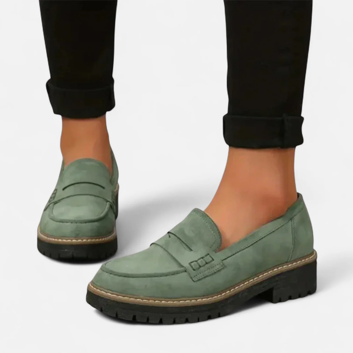 Skylar | Heeled Slip-On Loafers