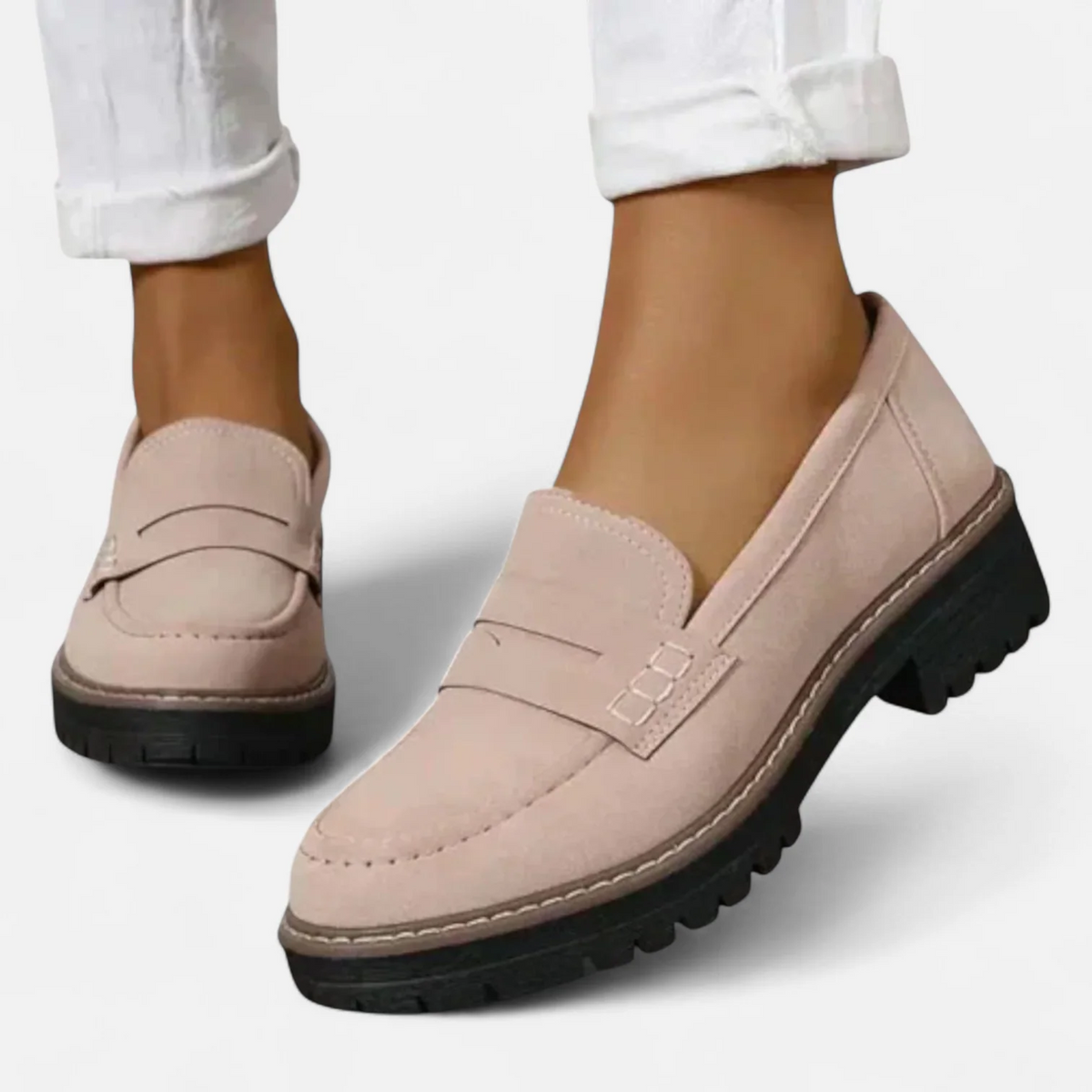 Skylar | Heeled Slip-On Loafers