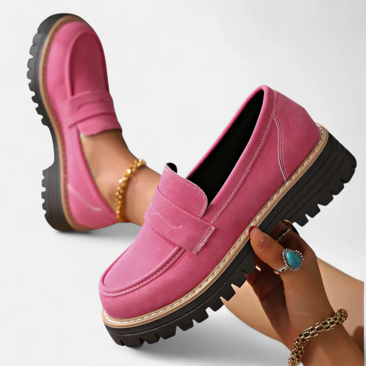 Skylar | Heeled Slip-On Loafers
