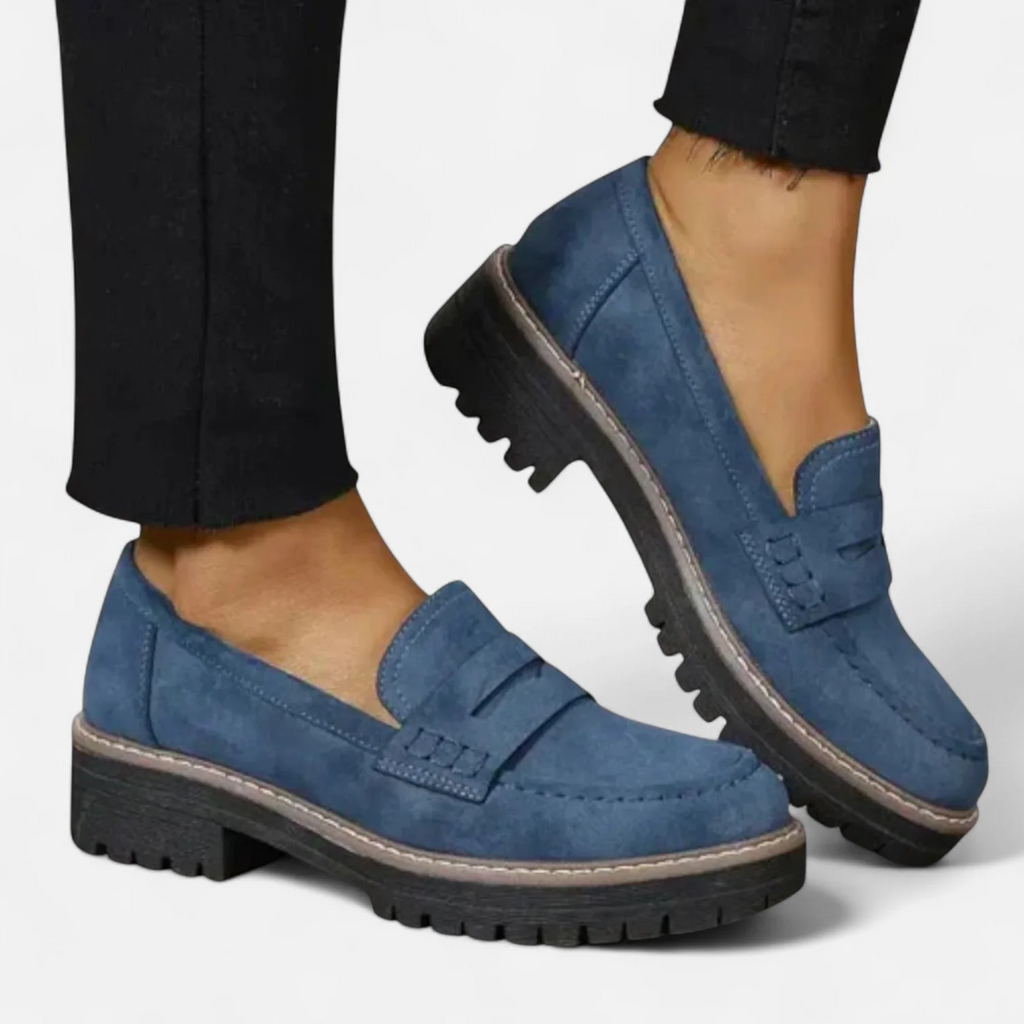 Skylar | Heeled Slip-On Loafers