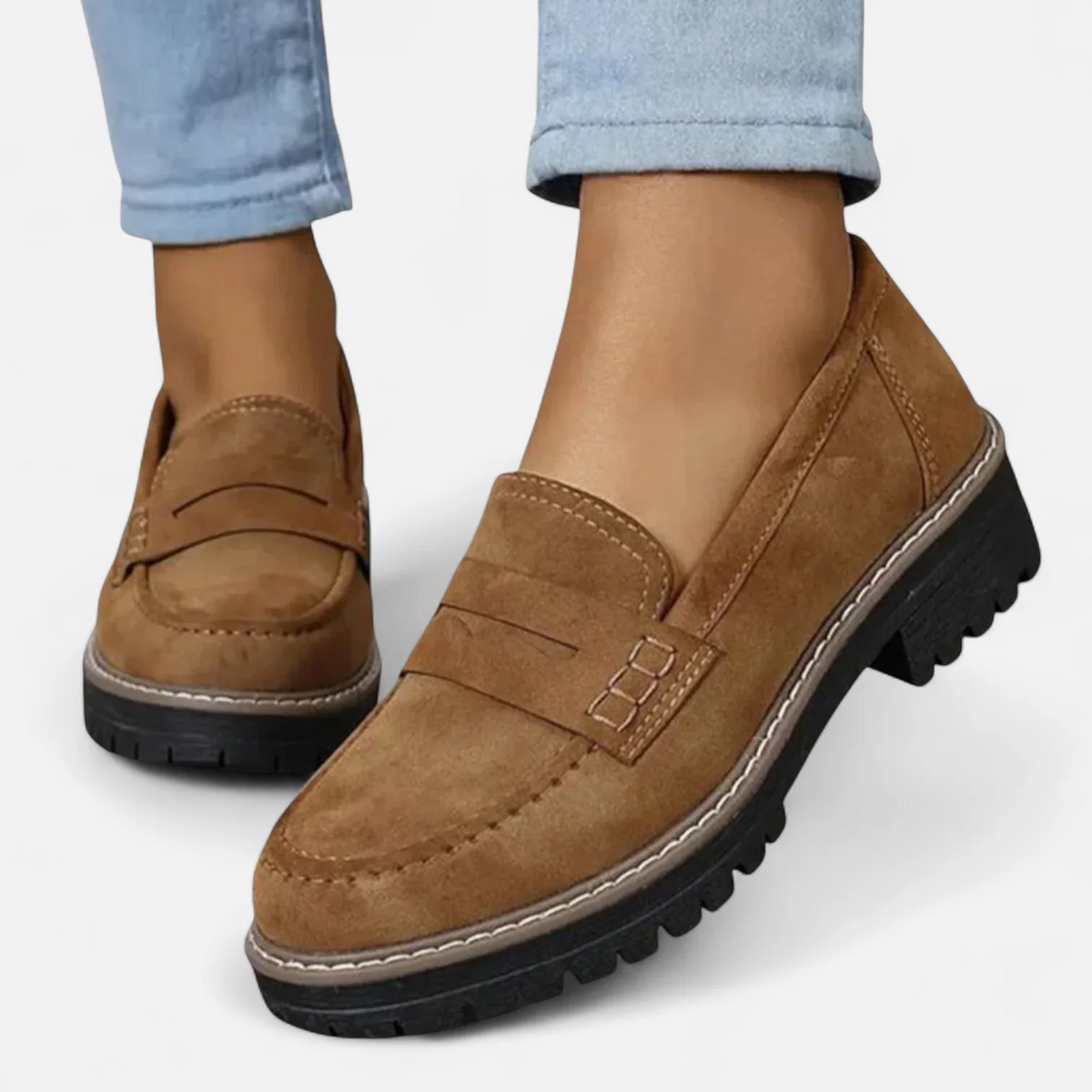 Skylar | Heeled Slip-On Loafers