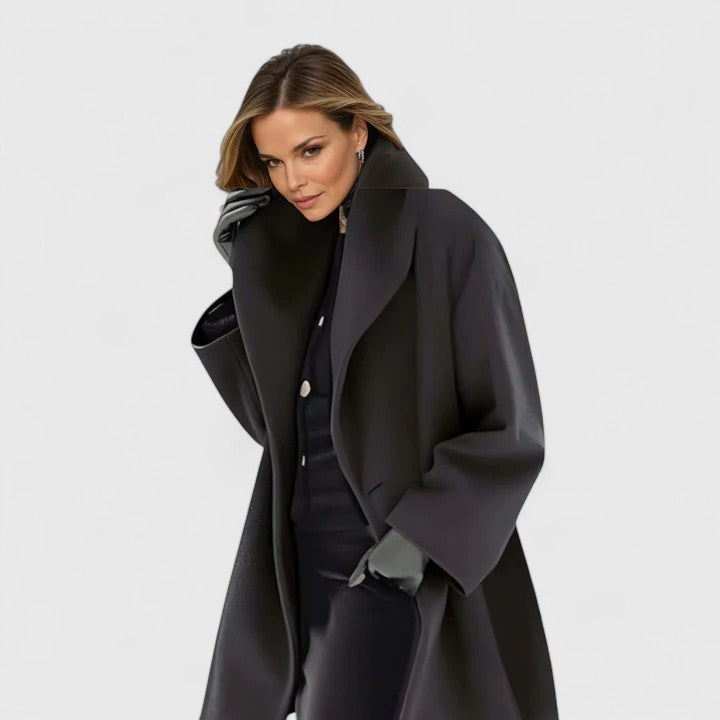Women's Hooded Coat - Adjustable Winter Outerwear